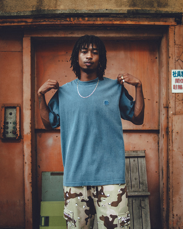 SMALL OG PIGMENT DYED TEE CHARCOAL