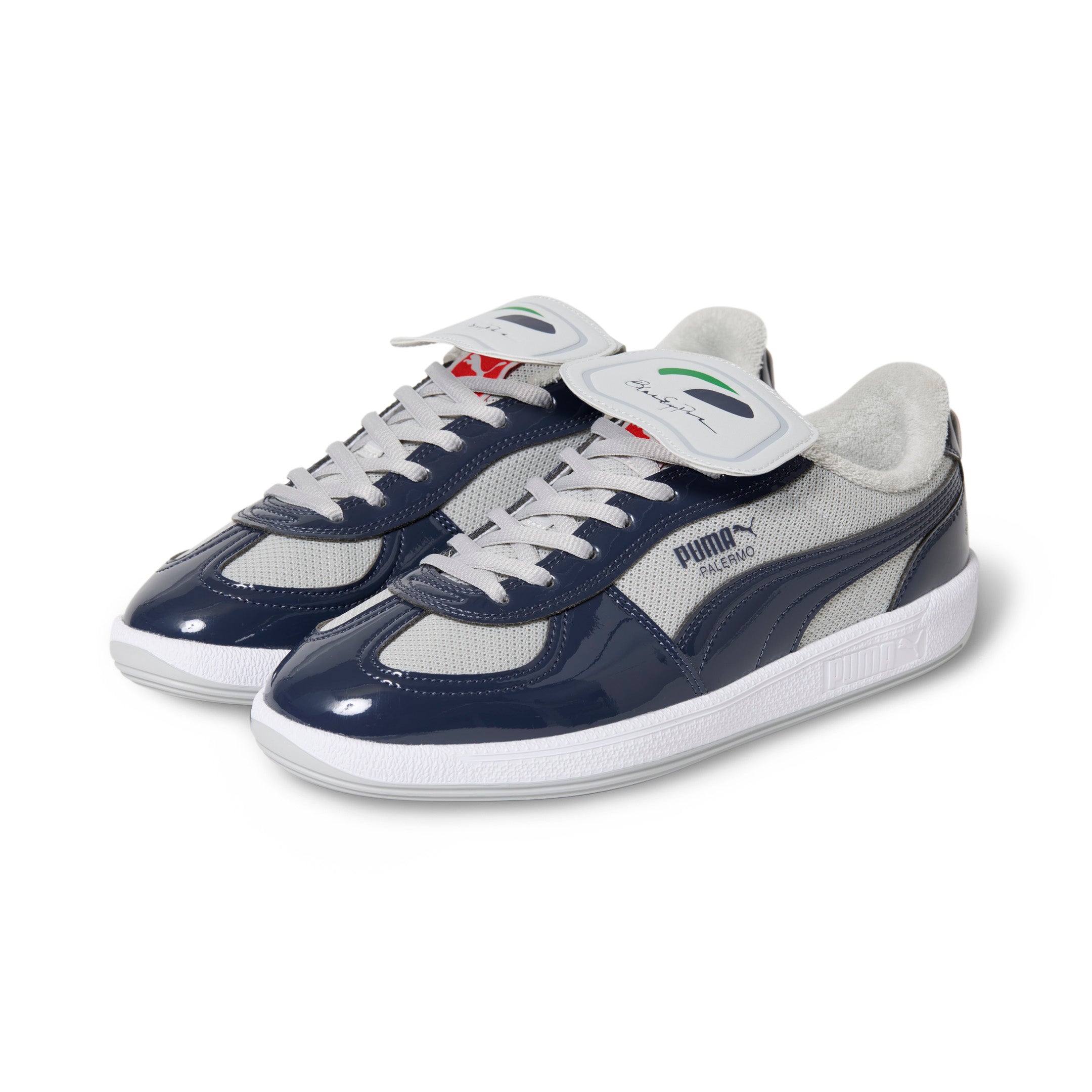 Puma Palermo ブラック/ホワイト シューズ 27.5 PUMA PALERMO ATMOS PUMA BLACK-PUMA WHITE-PUMA G（プーマ