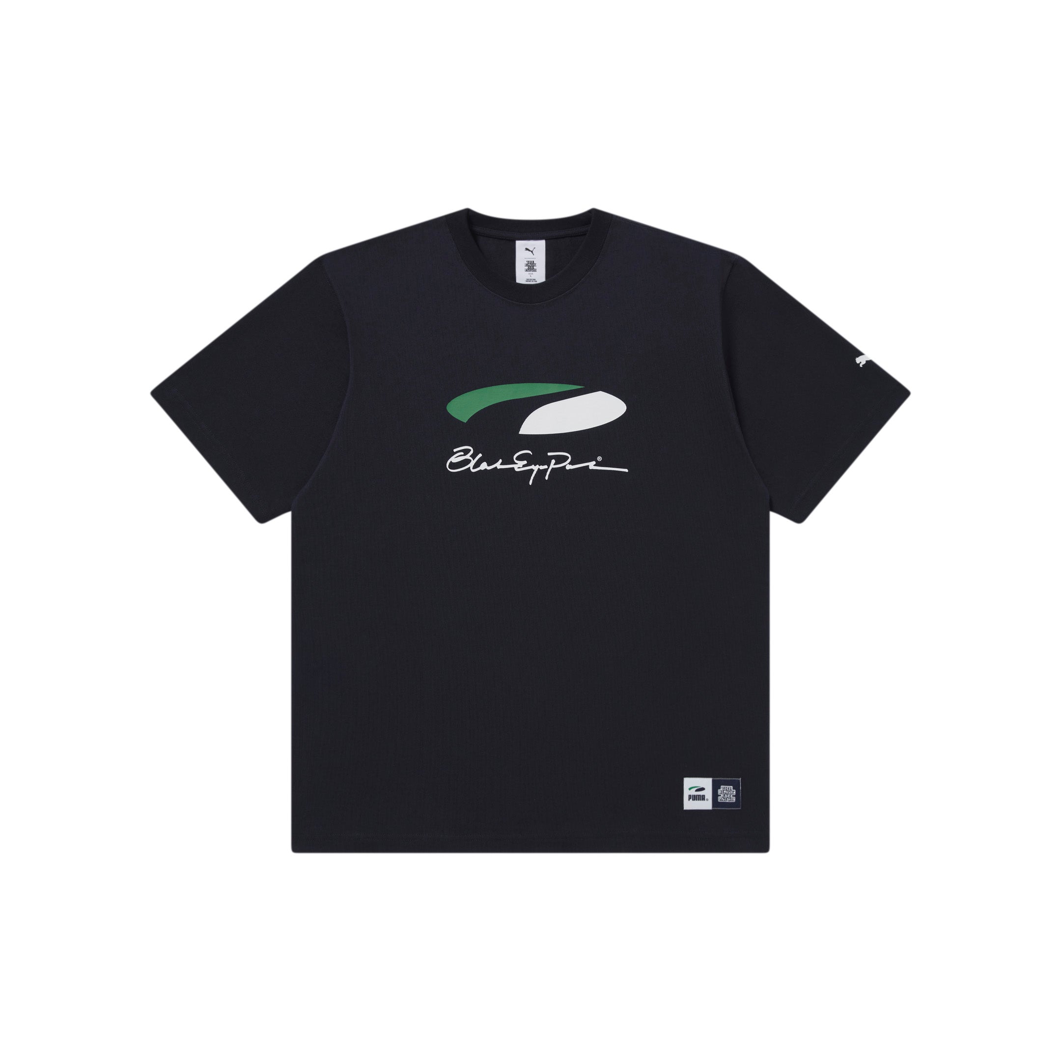 BEP AUTOGRAPHED PUMA OVAL LOGO TEE NAVY