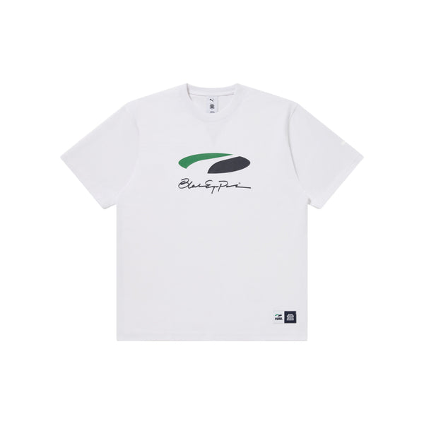 BEP AUTOGRAPHED PUMA OVAL LOGO TEE WHITE