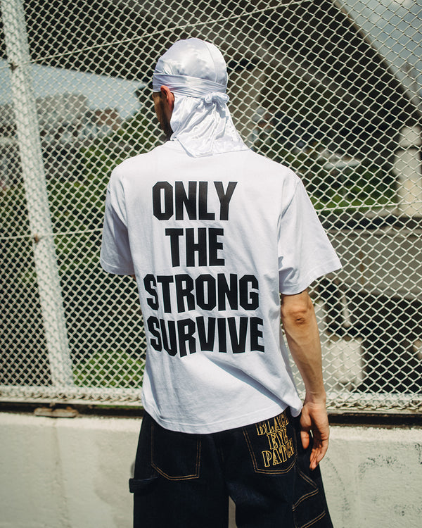 THE ANSWER LOGO TEE WHITE