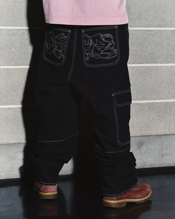 URBAN ARROWS BAGGY CARGO PANTS MULTI
