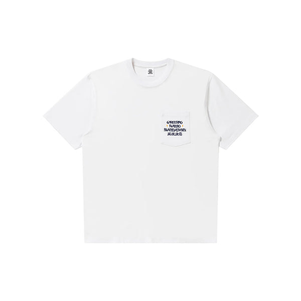 BEPxCAREERING POCKET TEE WHITE