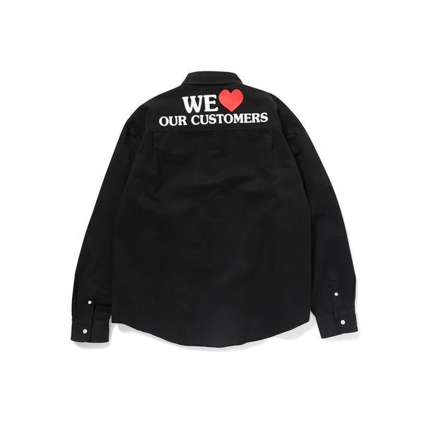 LAUNDROMAT L/S SHIRT BLACK