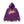 NYLON HOODED STADIUM JACKET PURPLE
