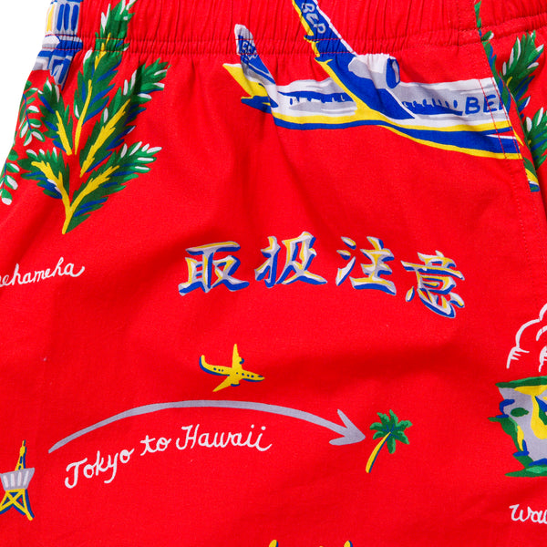 ALOHA SHORTS RED