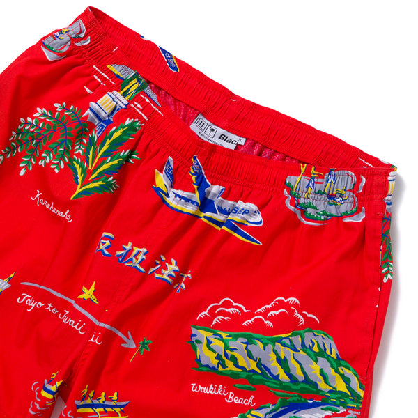 ALOHA SHORTS RED