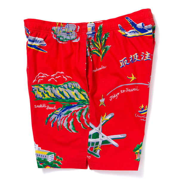 ALOHA SHORTS RED
