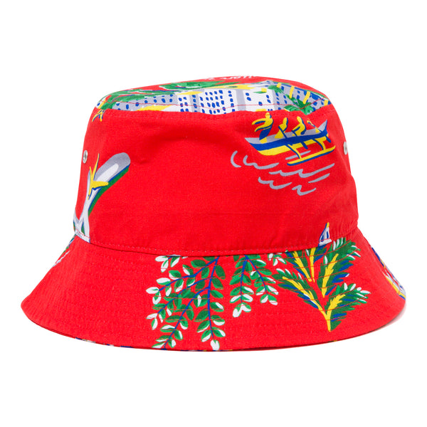 Red Bucket Hat