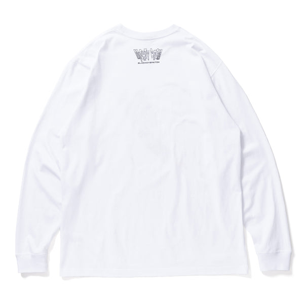 FLYING L/S TEE WHITE