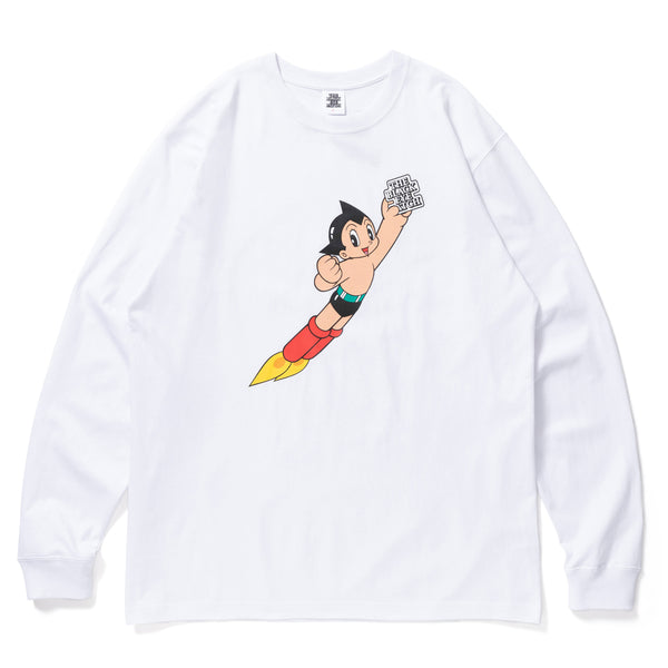 FLYING L/S TEE WHITE