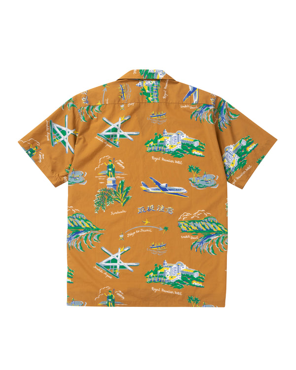 SOUVENIR ALOHA SHIRT KHAKI