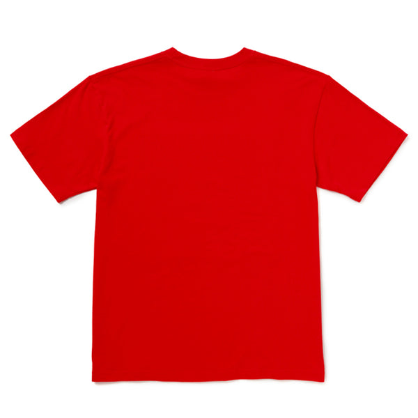 HUSTLE 2 STACK TEE RED