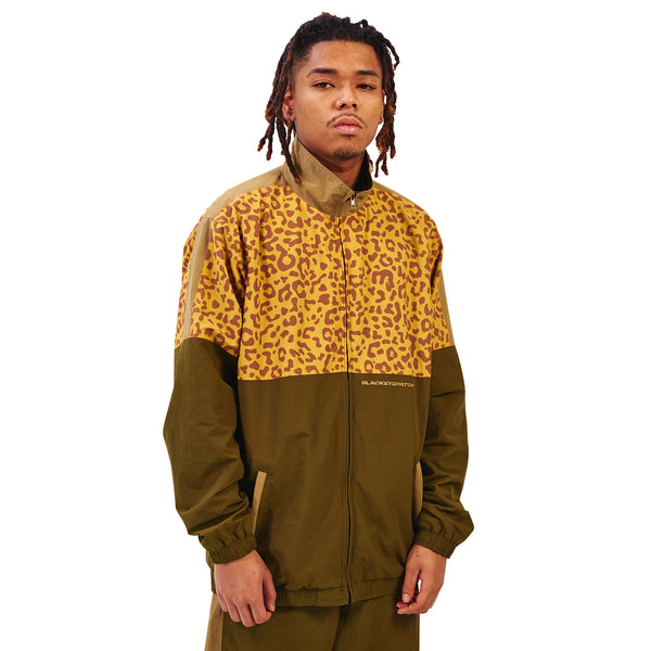 Leopard Track Jacket Beige / Olive