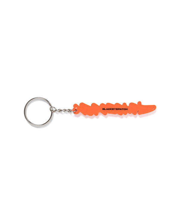 BEEZ-EYE-P Rubber Keychain, Orange