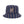 B Emblem Striped Bucket Hat, Navy