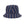 B Emblem Striped Bucket Hat, Navy