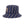 B Emblem Striped Bucket Hat, Navy