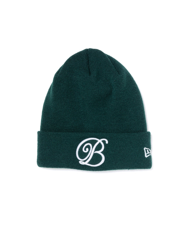 B Emblem New Era Beanie (Green)