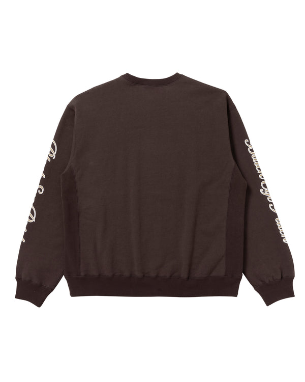 B Emblem Crew Sweat (Brown)