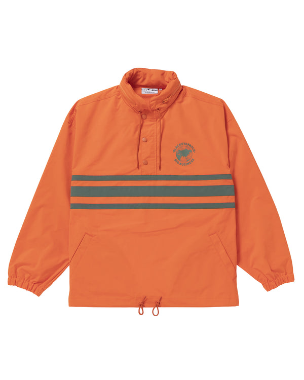 BIG BUSINESS NYLON ANORAK ORANGE