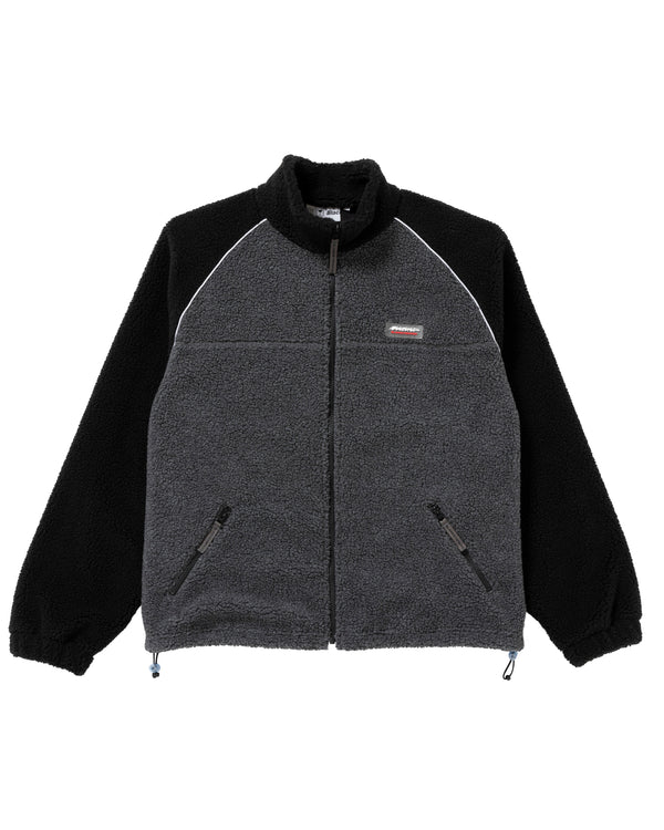 BEEZ-EYE-P Raglan Fleece Jacket Gray / Black