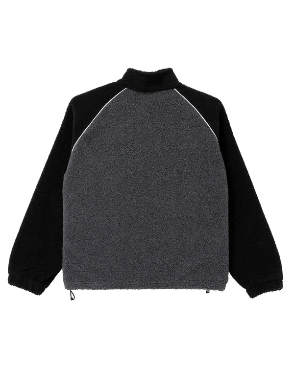 BEEZ-EYE-P Raglan Fleece Jacket Gray / Black
