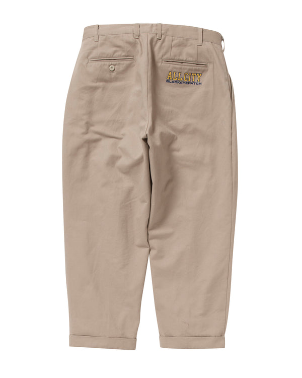 ALL CITY TWO-TUCK CHINO BEIGE