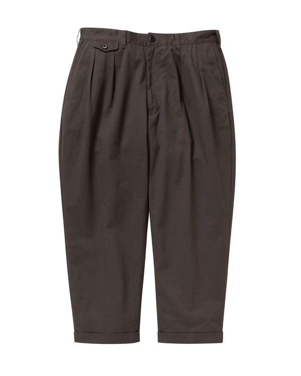 ALL CITY TWO-TUCK CHINO BROWN