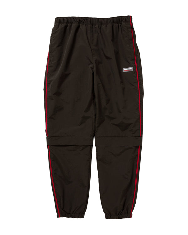 BEEZ-EYE-P Piping Track Pants, Olive