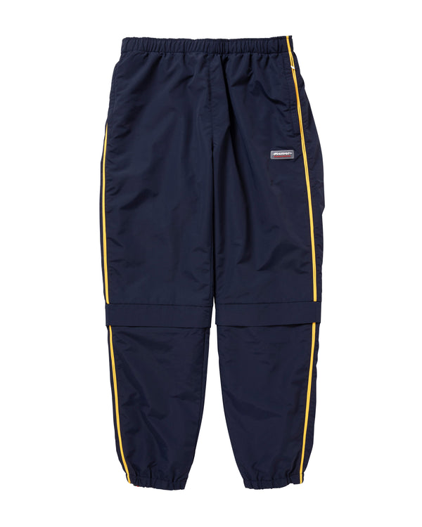 BEEZ-EYE-P Piping Track Pants, Navy