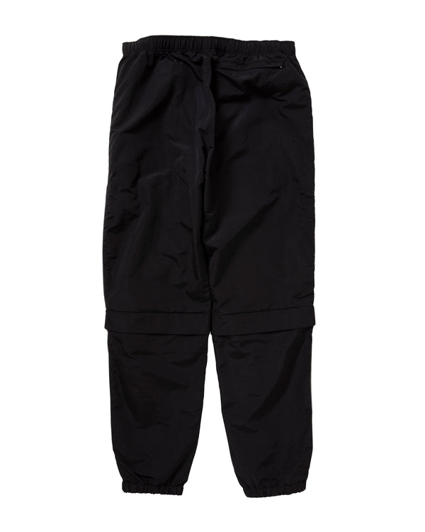 BEEZ-EYE-P Piping Track Pants, Black
