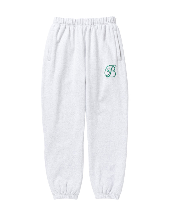 B Emblem Sweat Pants, Ash