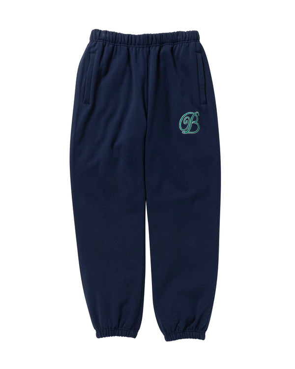 B Emblem Sweat Pants, Navy