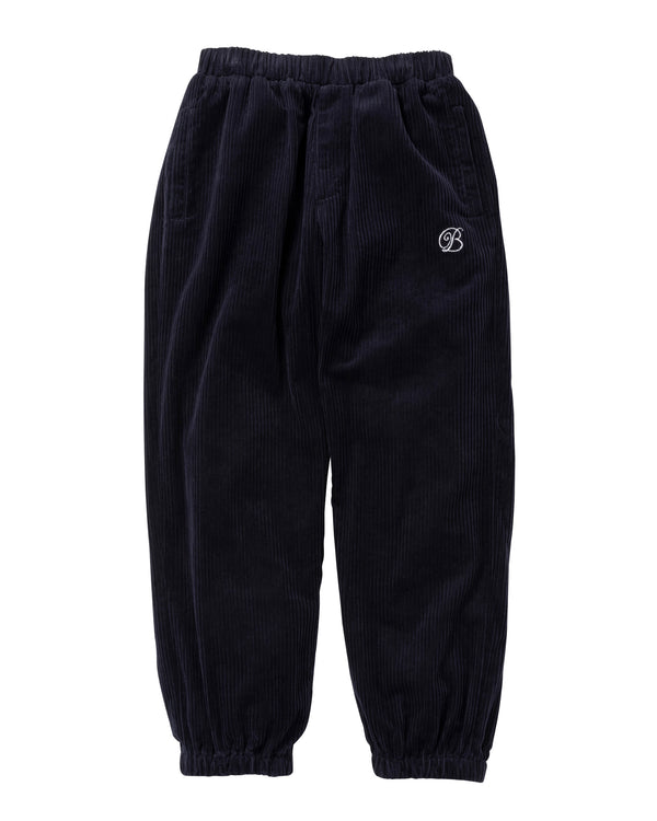 B Emblem Corduroy Pants, Navy
