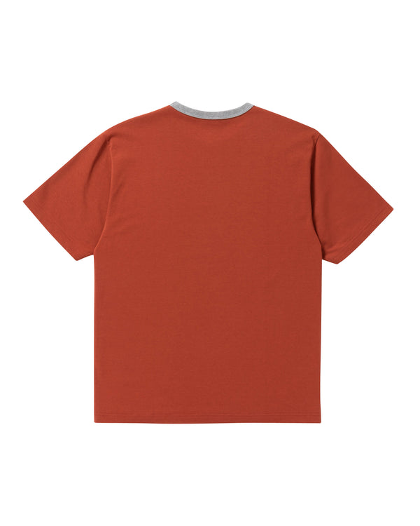 HANDLE WITH CARE POCKET TEE BRICK