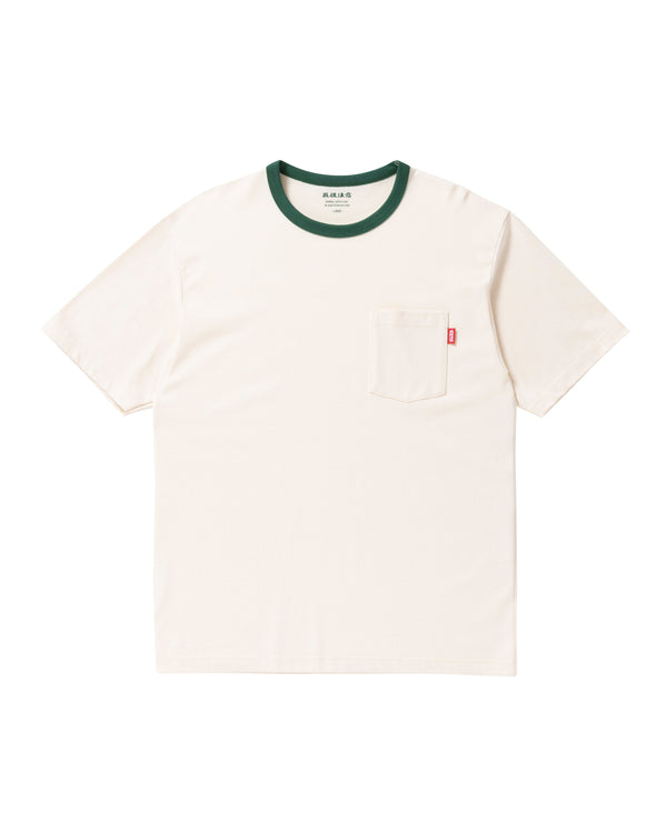 HANDLE WITH CARE POCKET TEE CREAM