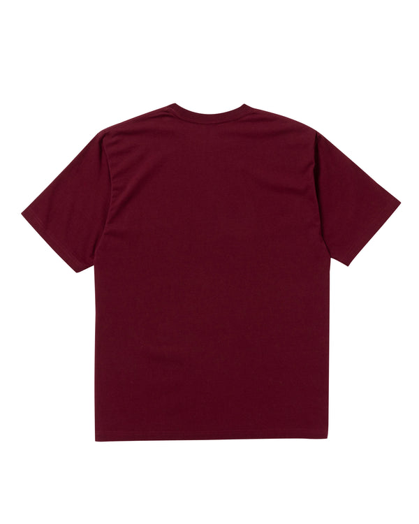 ALL CITY COLLEGE TEE BURGUNDY