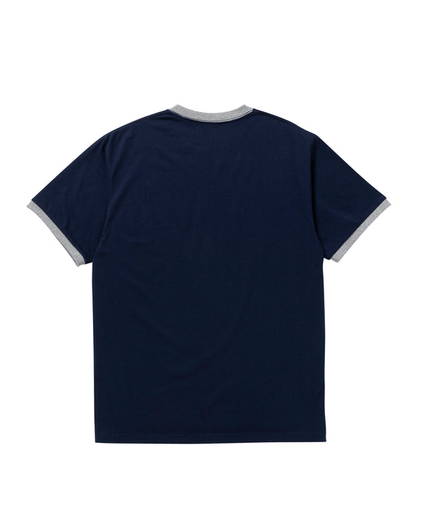 Big Business Ringer Tee, Navy