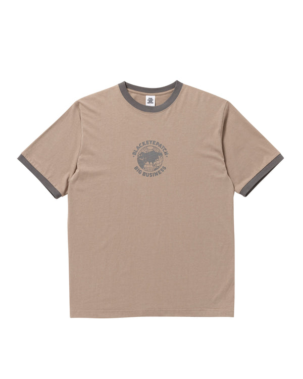 BIG BUISINESS RINGER TEE SAND