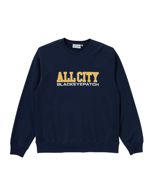 ALL CITY CREW SWEAT NAVY