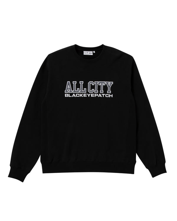 ALL CITY CREW SWEAT BLACK