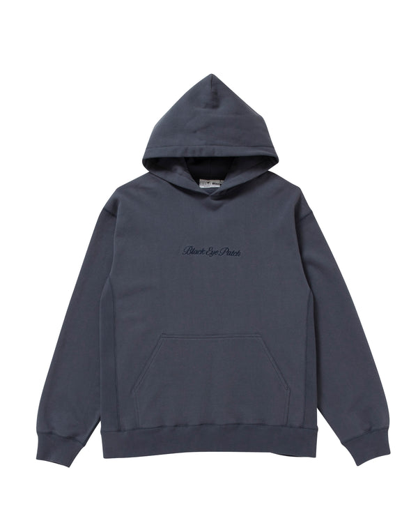 Royal Script Hoodie, Dark Navy