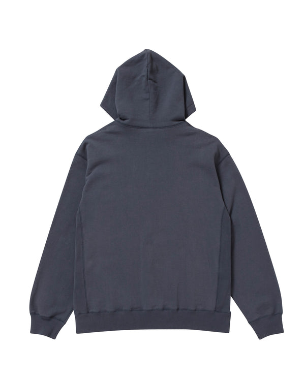 Royal Script Hoodie, Dark Navy