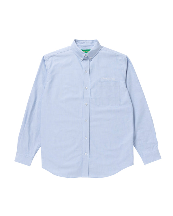 ROYAL SCRIPT OXFORD SHIRT LIGHT BLUE