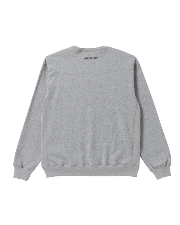 BEEZ-EYE-P STATEMENT CREW SWEAT H.GRAY