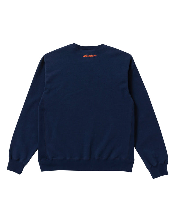 BEEZ-EYE-P STATEMENT CREW SWEAT NAVY