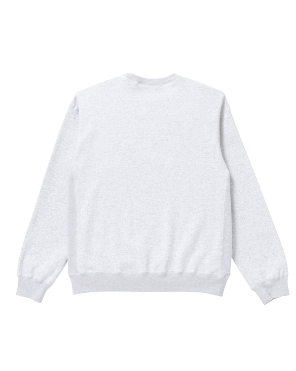 B Emblem Crew Sweat Ash