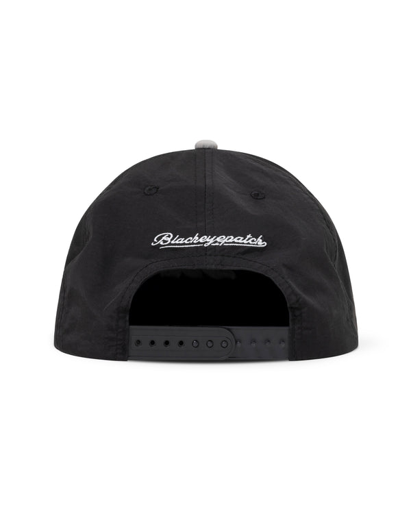 ZENI NYLON 6 PANEL CAP BLACK