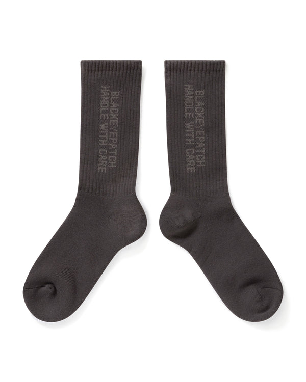 Handle With Care Socks, Charcoal
